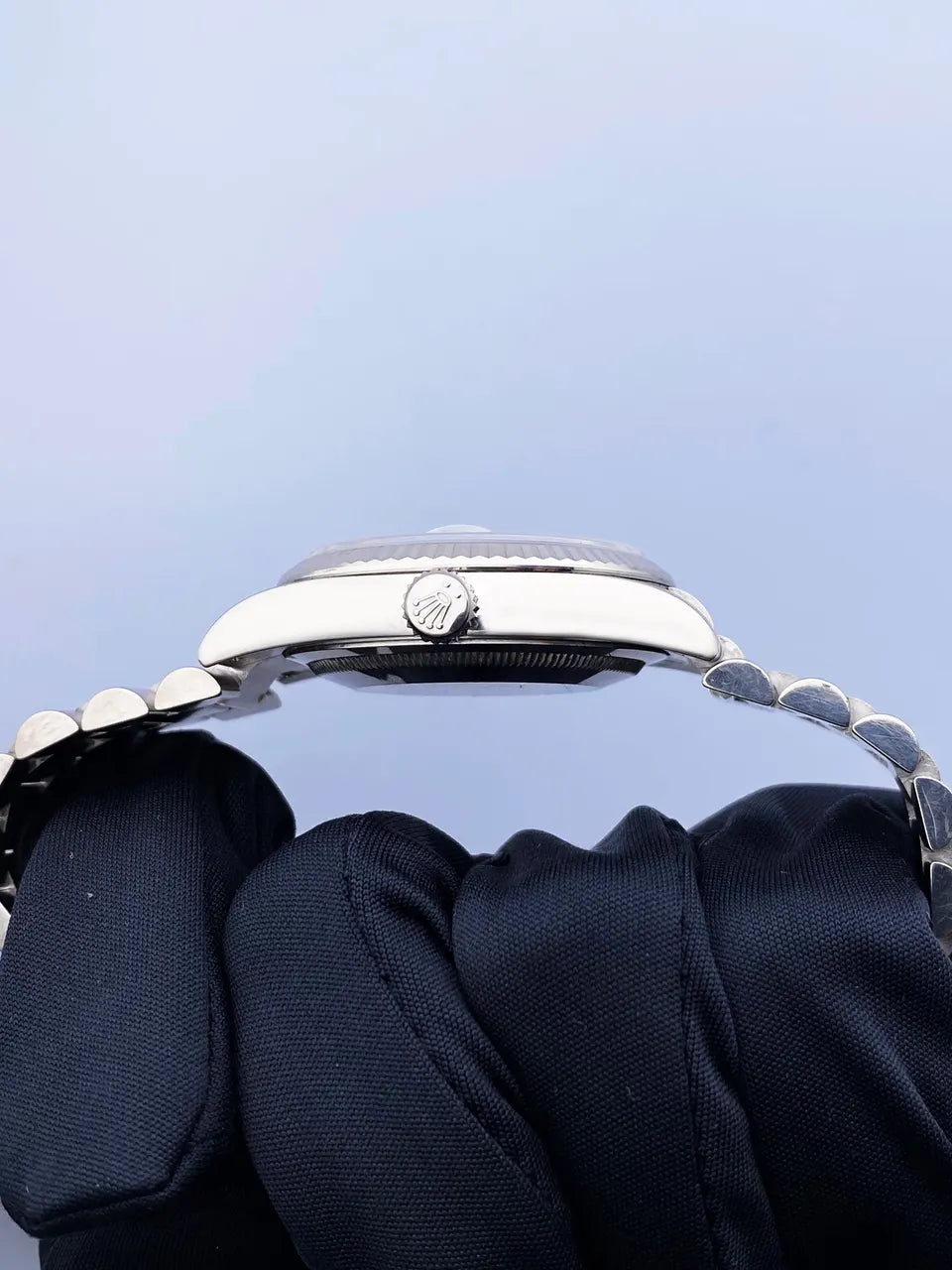 Rolex Platinum Silver Diamond - Hình 3