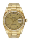 Rolex Day-Date Yellow Gold Tapestry