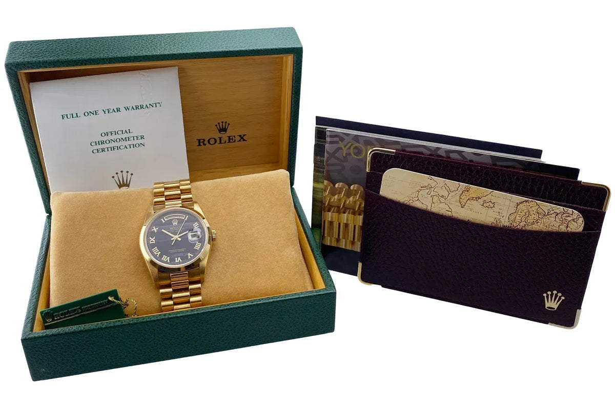 Rolex Gold Black Wood - Hình 2