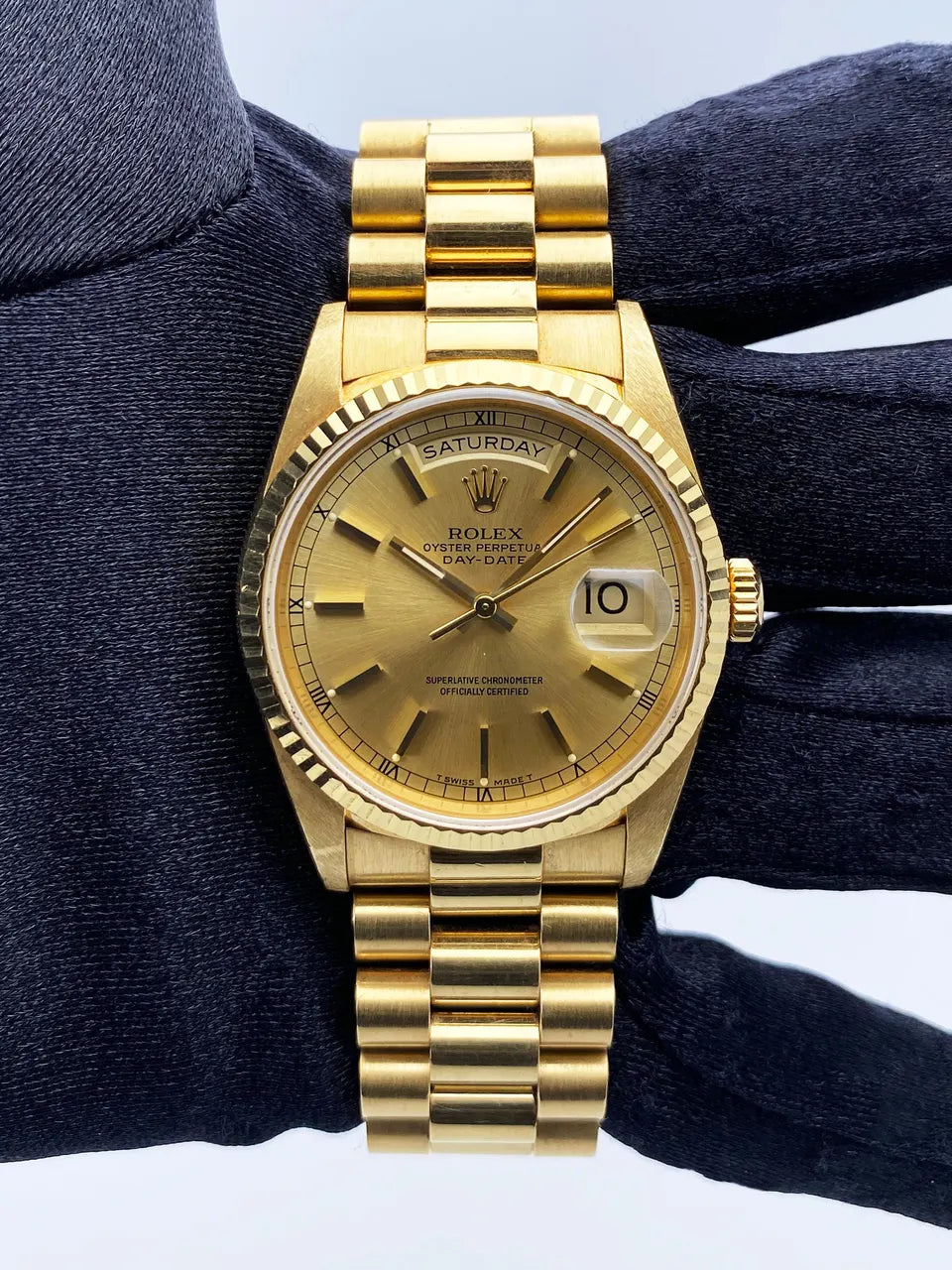 Rolex Day-Date Gold Champagne - Hình 2