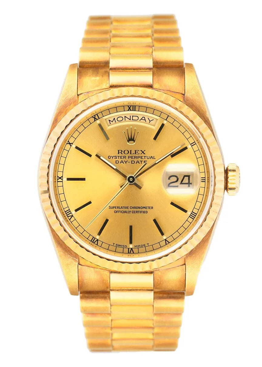 Rolex Day-Date Gold Champagne dial