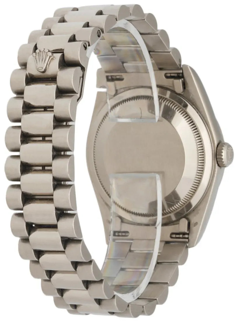 Rolex Platinum Diamond Watch - Hình 4