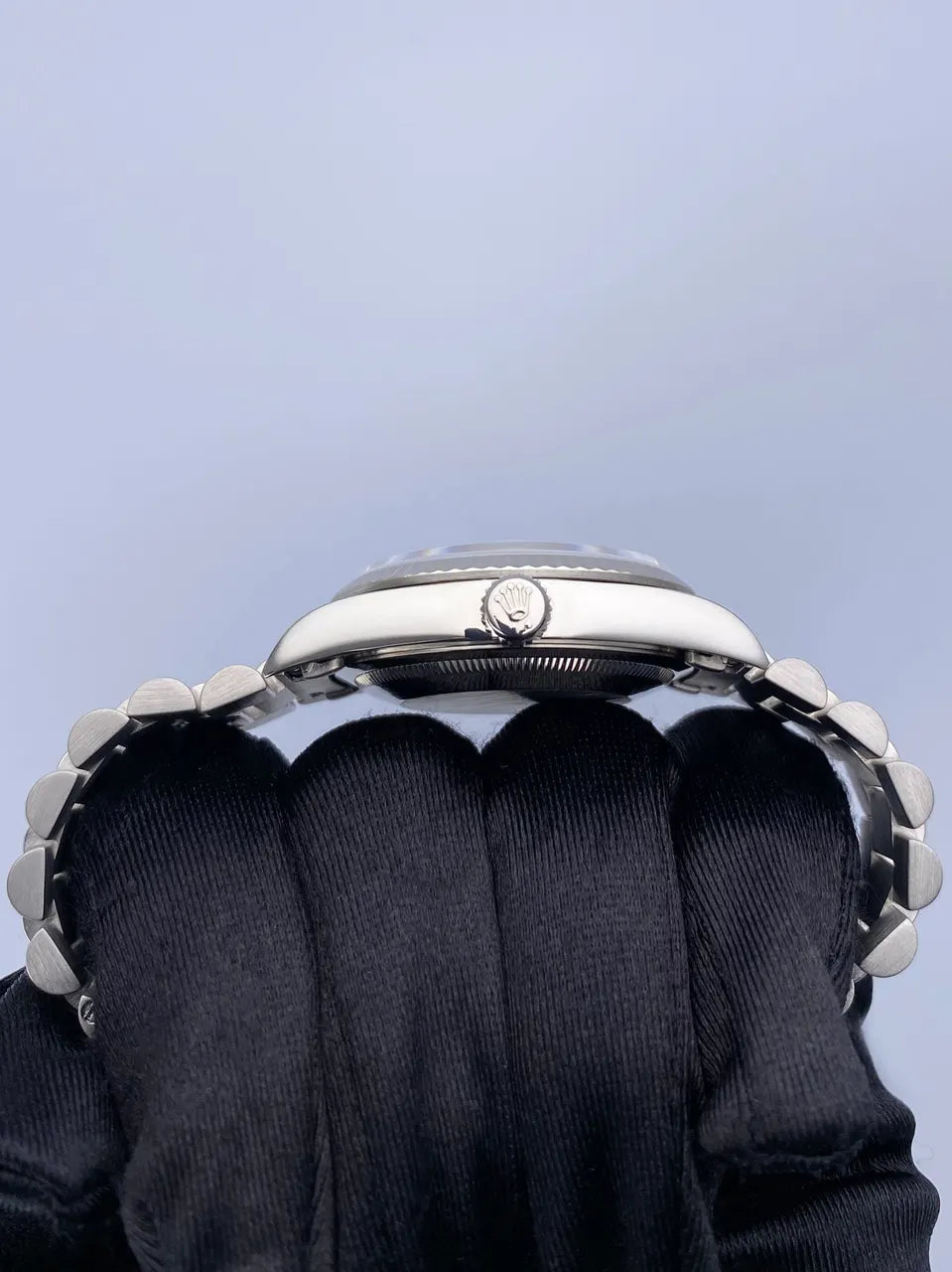 Rolex Platinum Diamond Silver - Hình 5