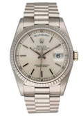day Rolex Silver Dial Steel