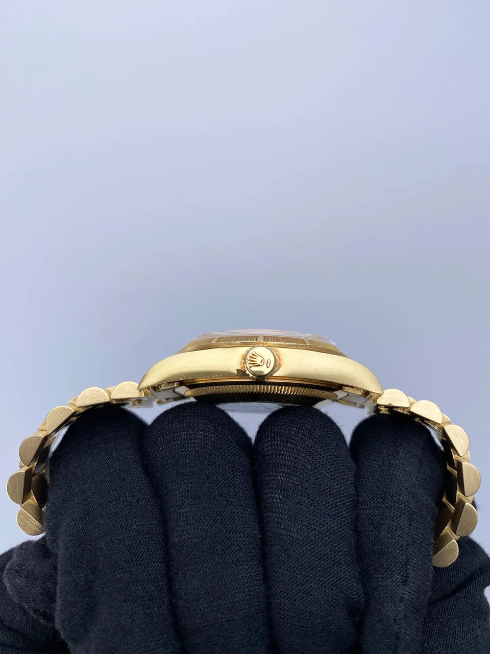 Rolex Gold Champagne Textured - Hình 4