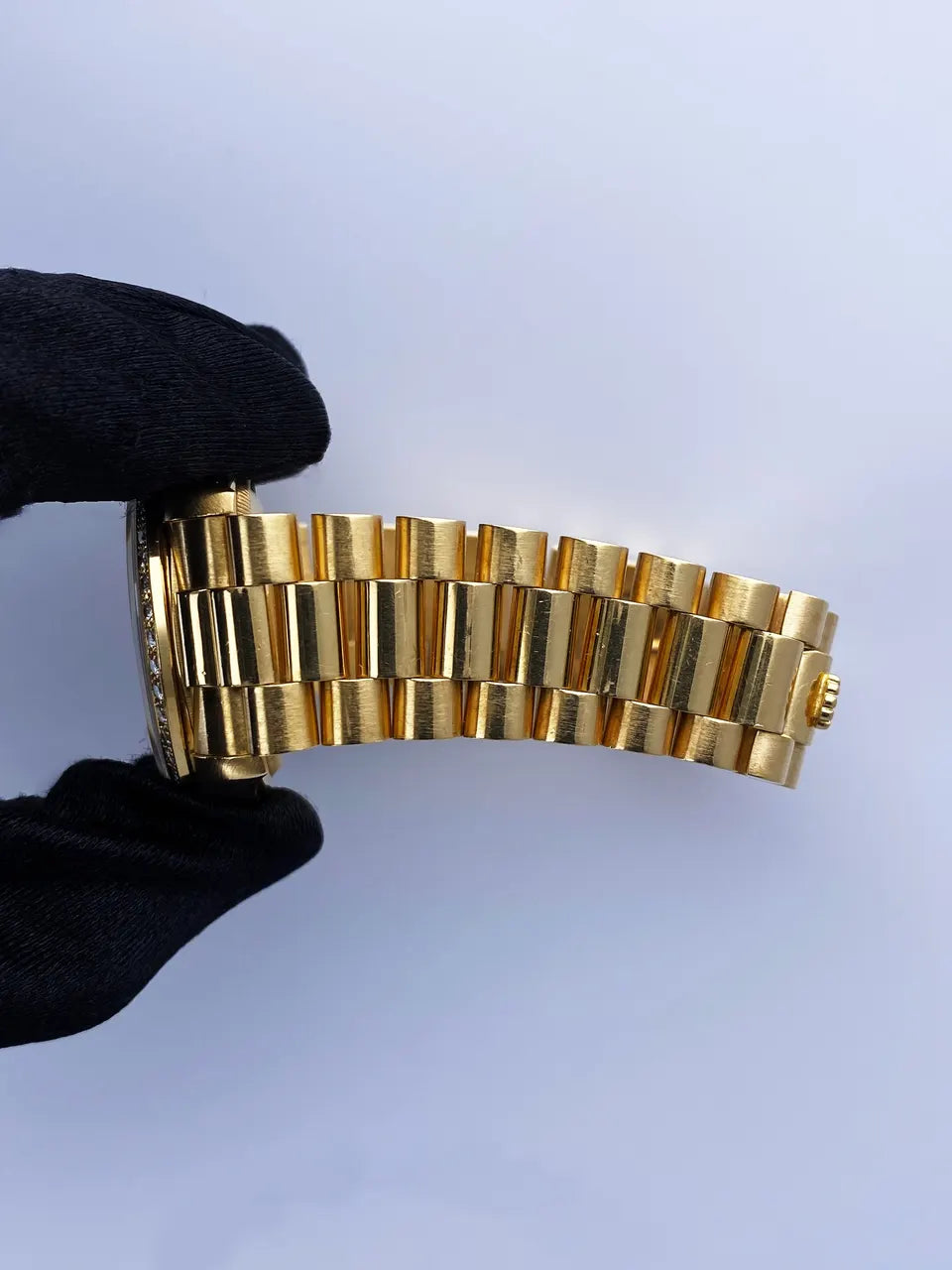 Rolex Gold Diamond Bezel Black - Hình 8