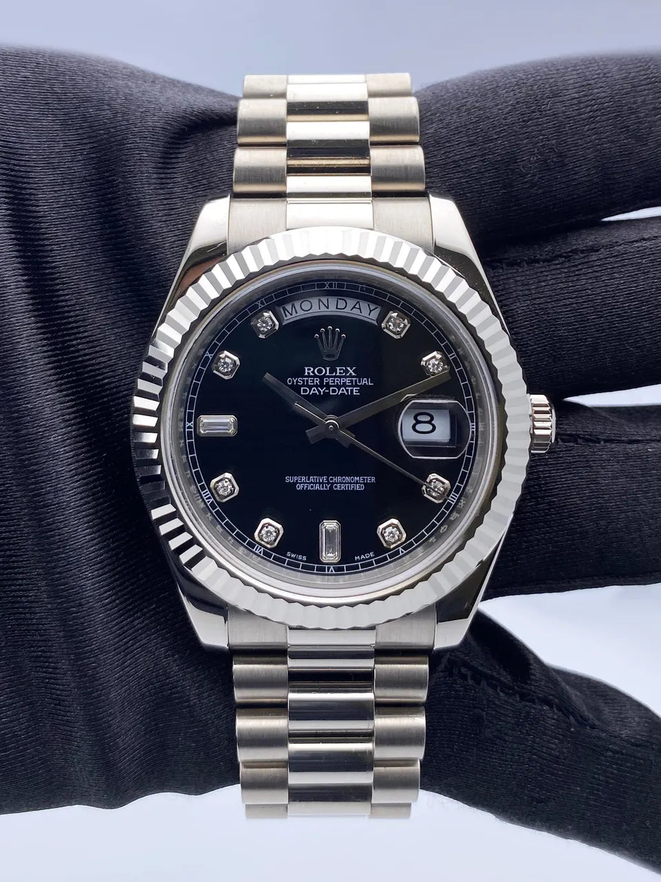 Rolex Day-Date Black Diamond - Hình 2
