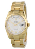 white roman Rolex Day-Date Gold