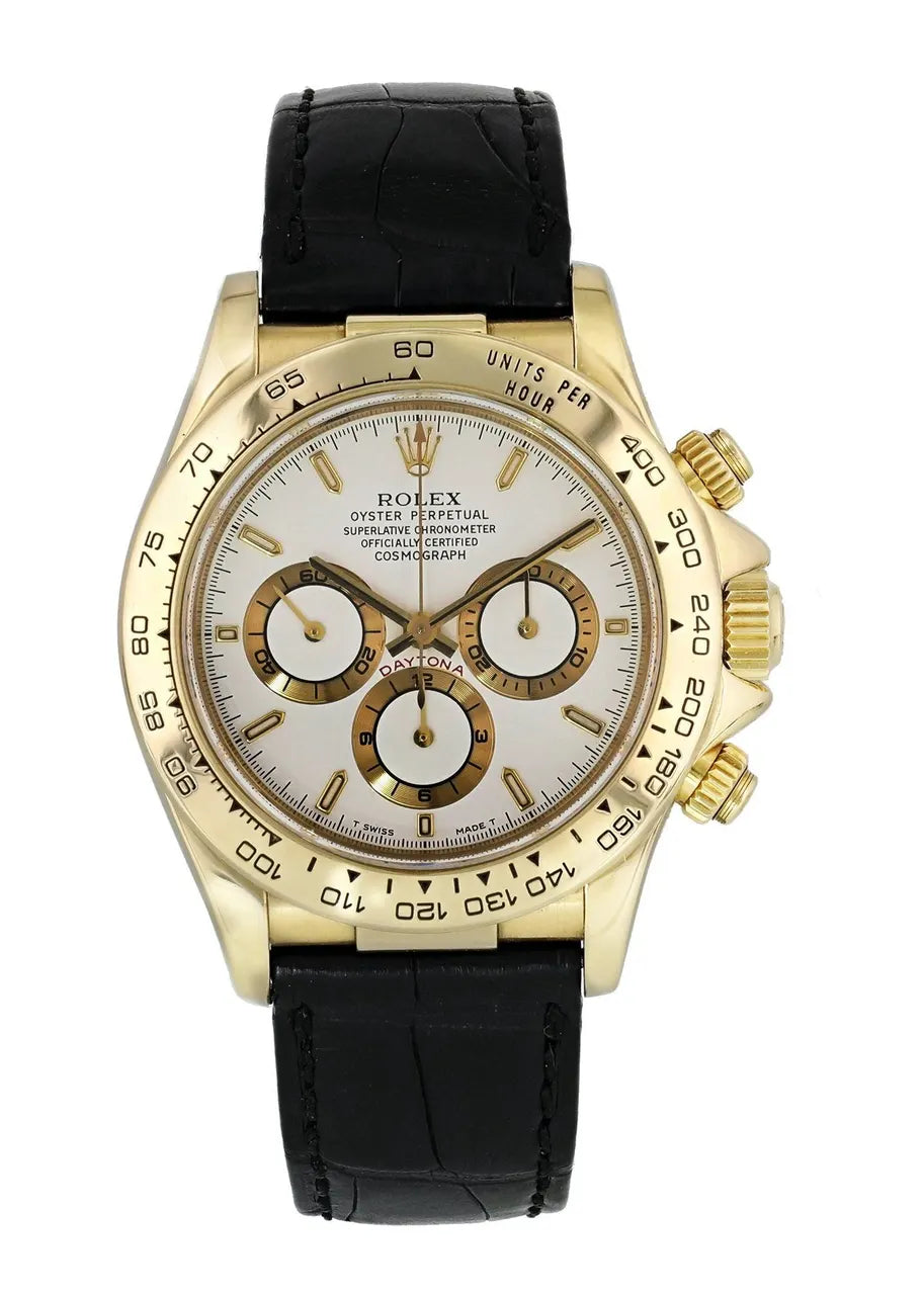 dial Rolex Daytona Gold White