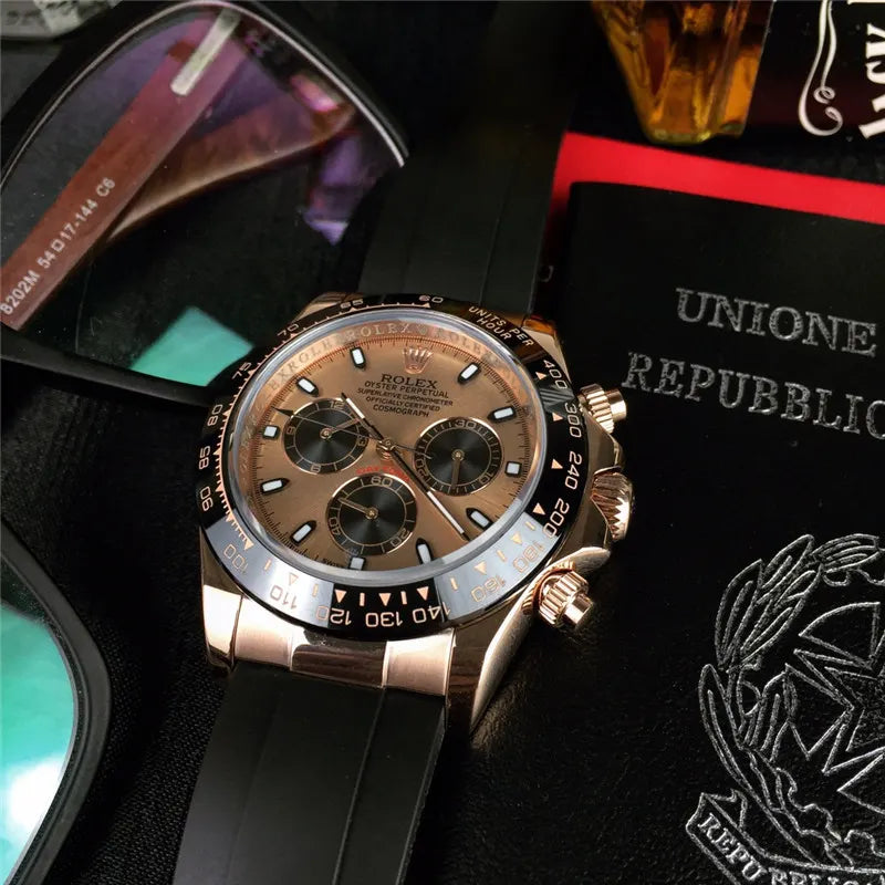 rose gold Rolex Daytona Chocolate Dial - Hình 7
