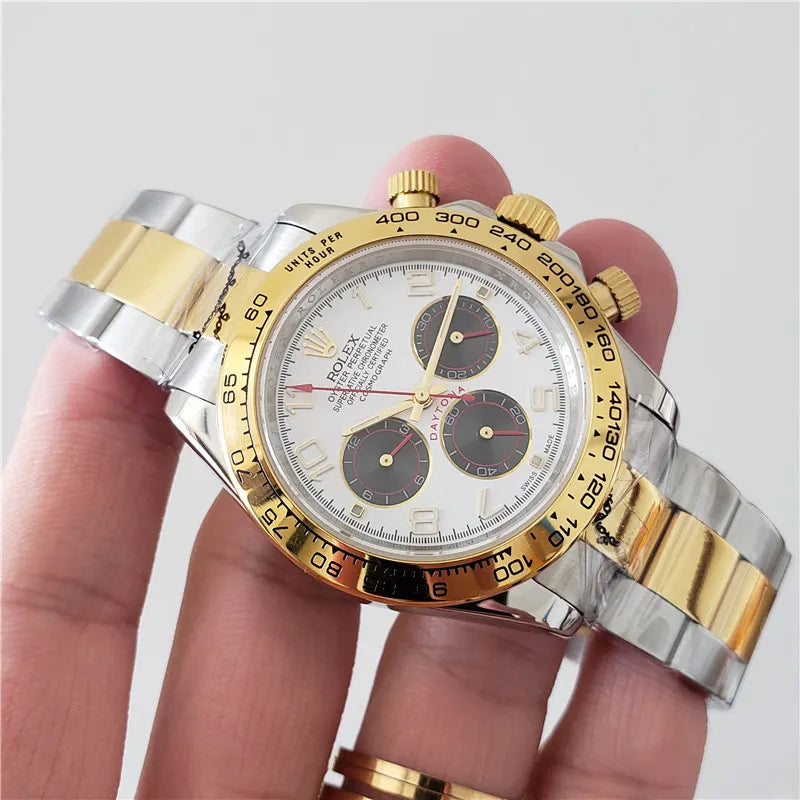 dial Rolex Daytona Two-Tone White - Hình 2