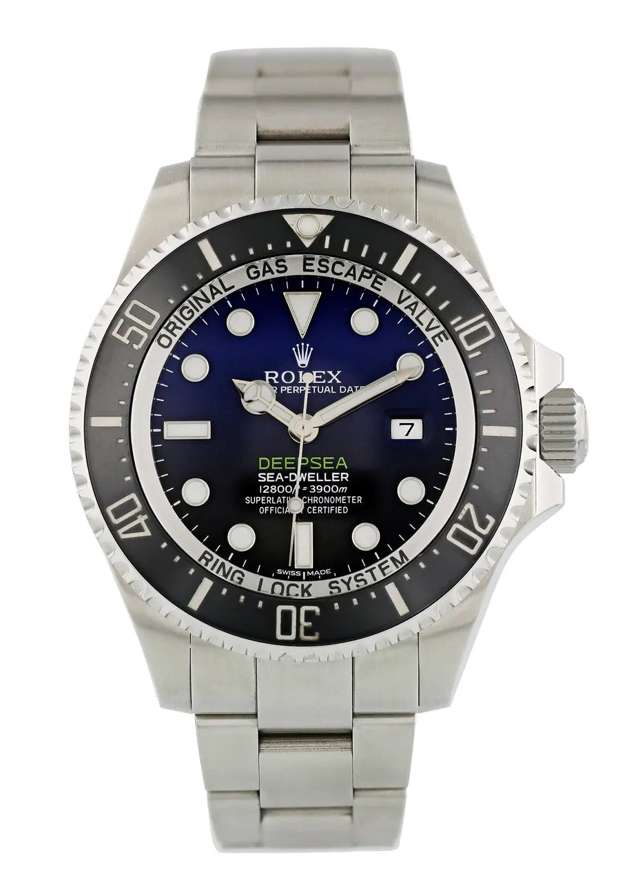 stainless Rolex Deepsea Blue Dial - Hình 3