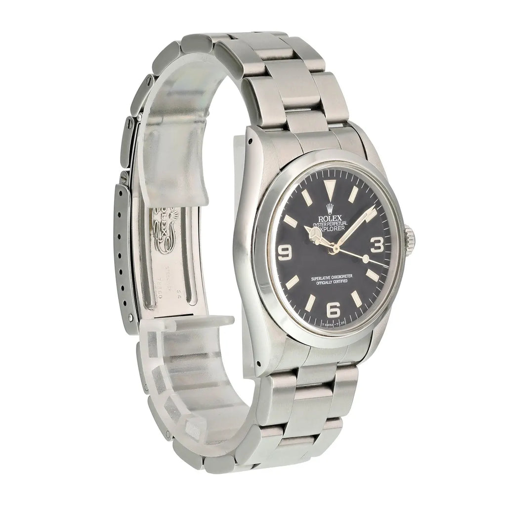 Rolex Explorer Black Dial 14270 - Hình 4
