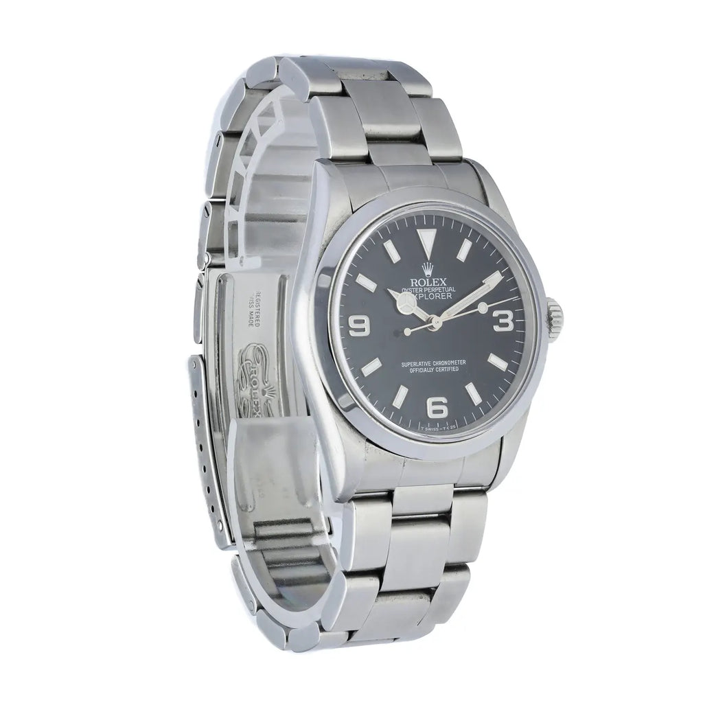 Rolex Explorer Black Dial watch - Hình 3