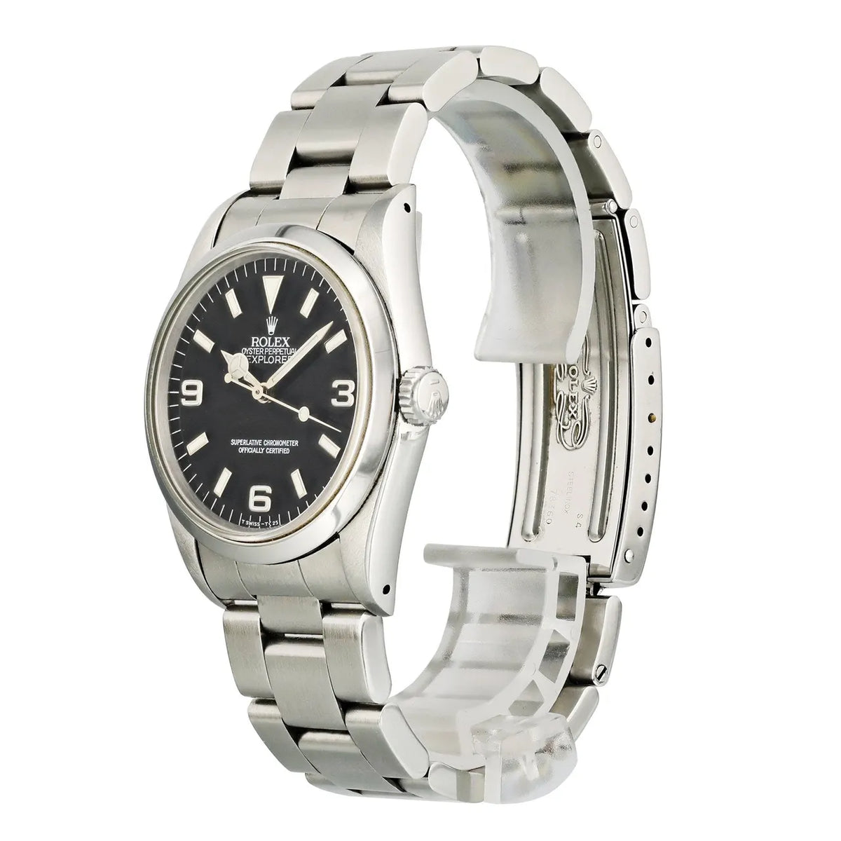 Rolex Explorer Black Dial 14270 - Hình 3