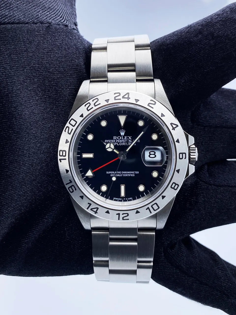 Rolex Explorer II Black Dial stainless steel - Hình 2