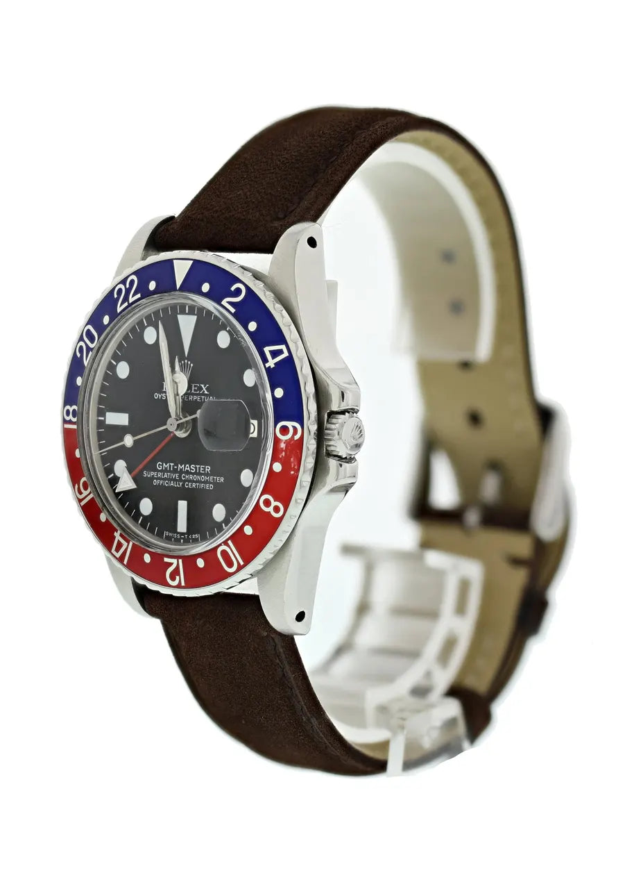 Rolex Pepsi Bezel Leather Strap - Hình 3