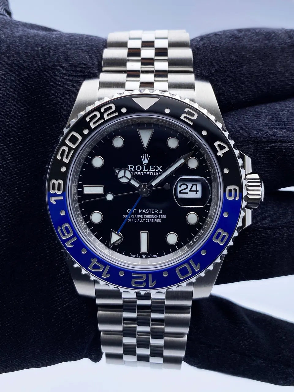 Rolex Batman Black Blue - Hình 3