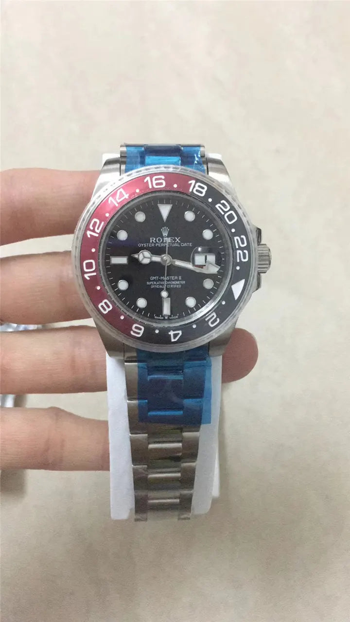 Rolex GMT-Master II Green Dial Gold - Hình 3