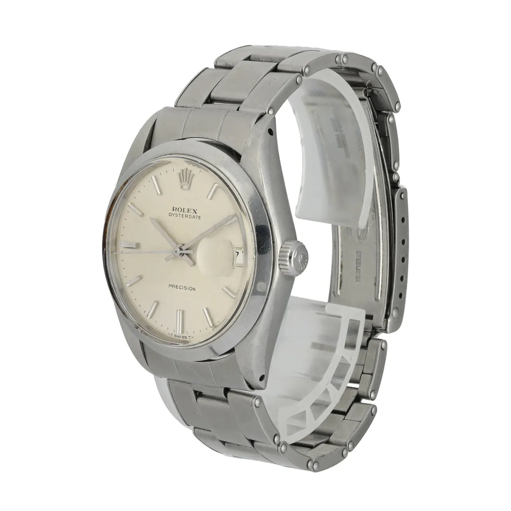Rolex Silver Vintage Watch - Hình 6
