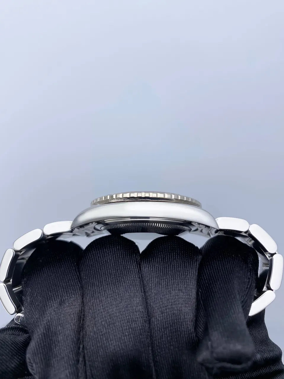 oyster Rolex Datejust Black Dial Steel - Hình 5