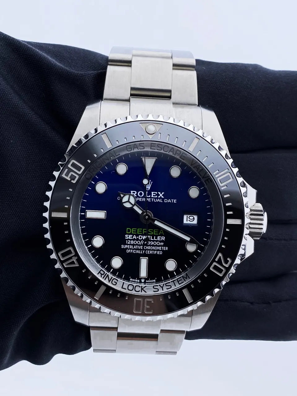 stainless steel Rolex Deepsea Blue Dial - Hình 2