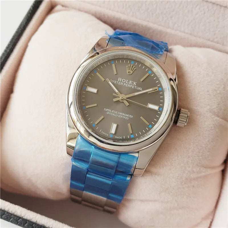 Rolex Olive Dial Stainless Steel - Hình 5
