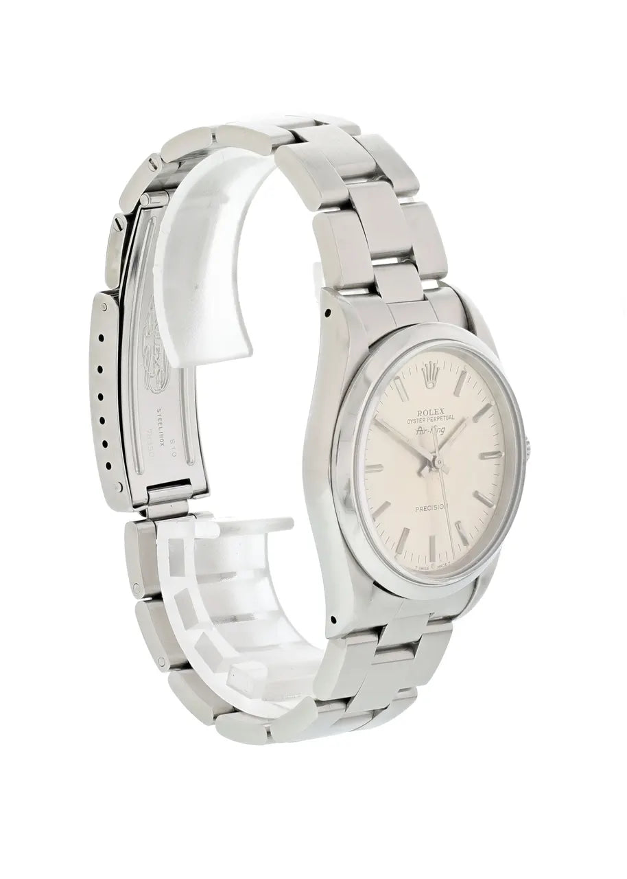 Rolex Air-King Silver Vintage - Hình 4
