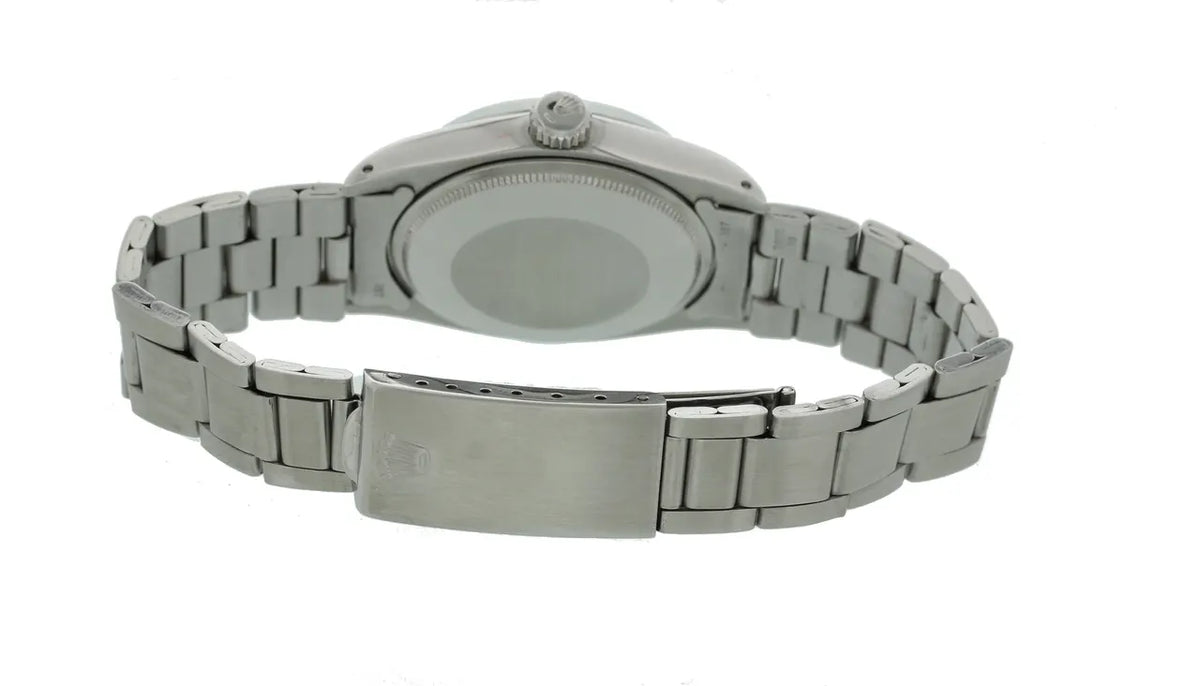 oyster Rolex Silver Dial Date - Hình 5