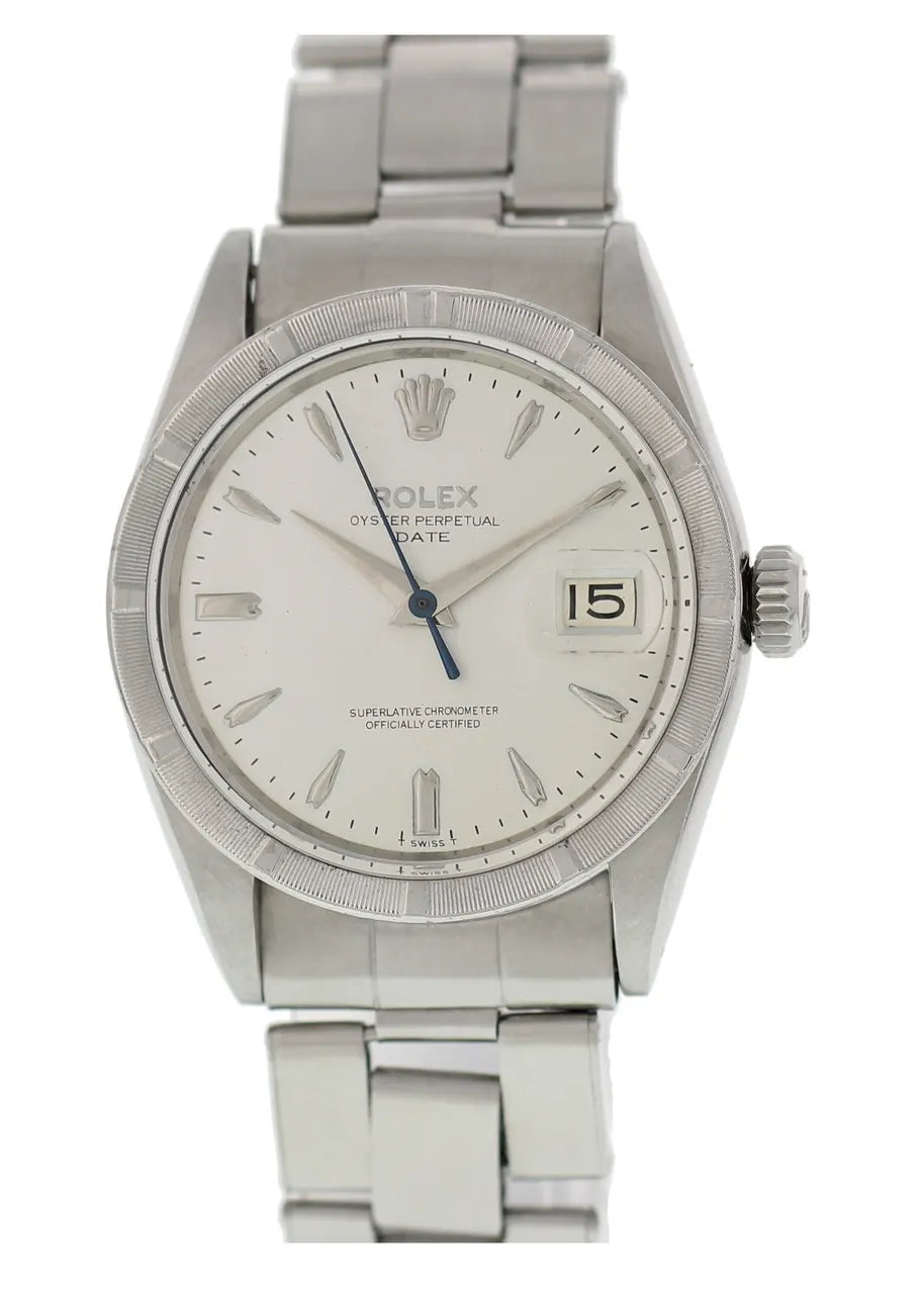 Rolex Oyster Perpetual Date Silver stainless - Hình 2