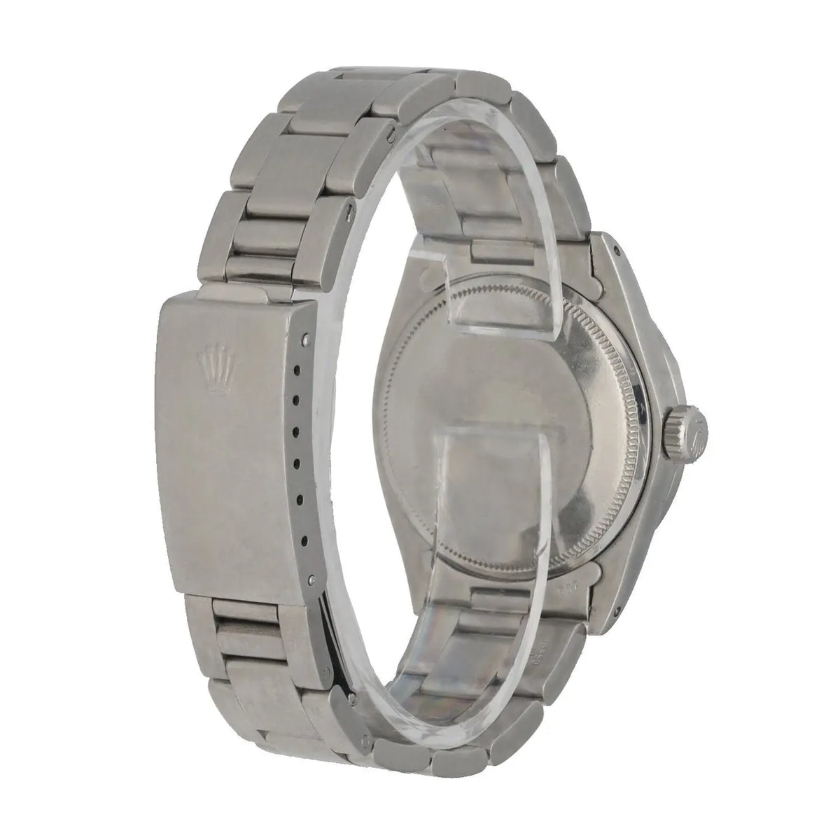 oyster Rolex Black Dial Steel - Hình 4