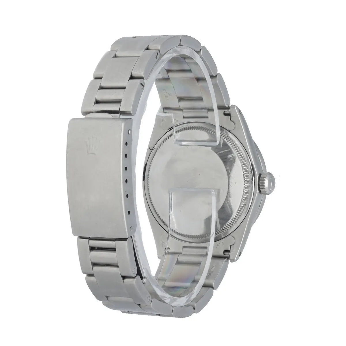 steel Rolex Oyster Perpetual Date Silver Dial - Hình 4