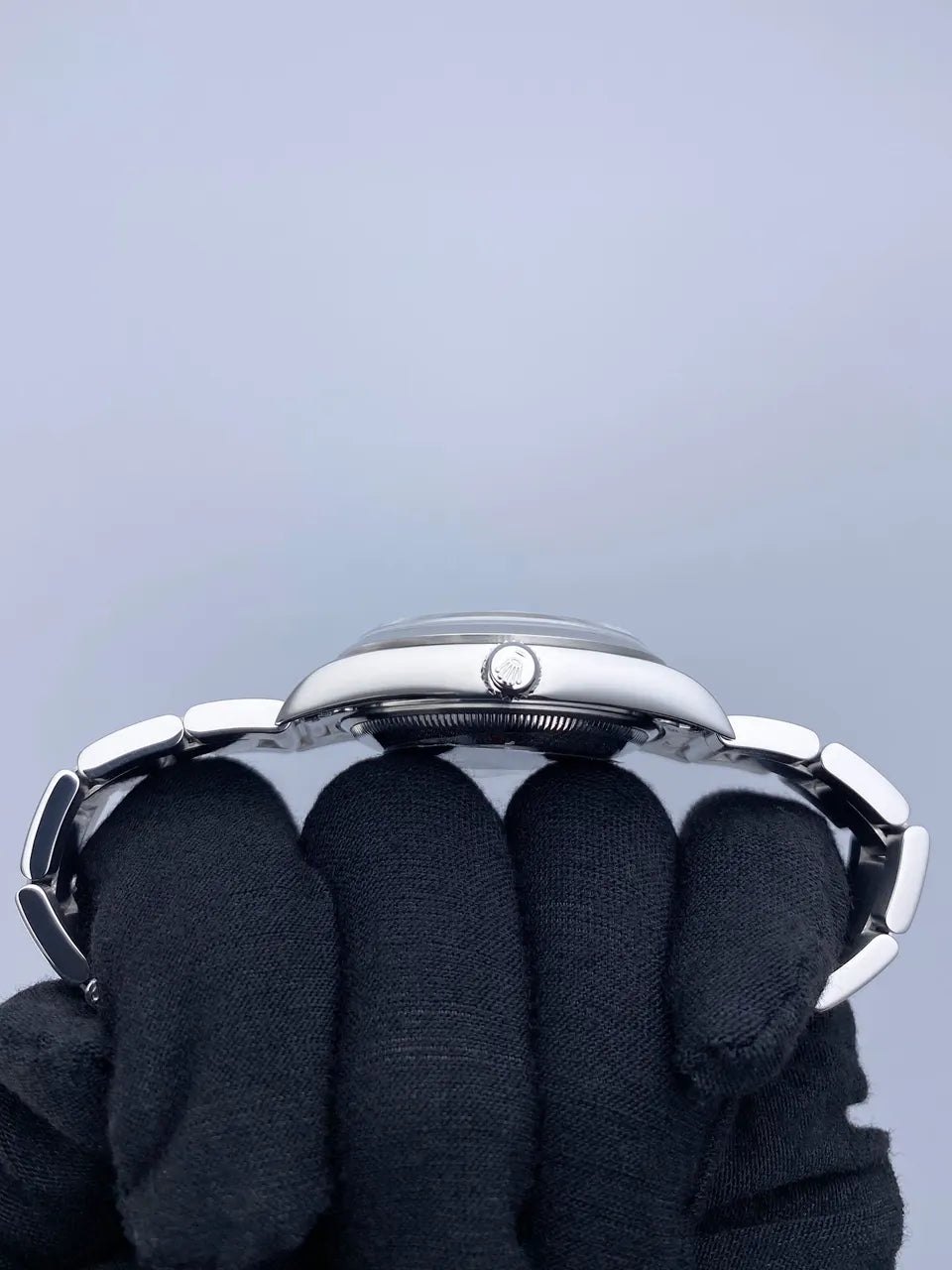 oyster Rolex Silver Dial Stainless Steel - Hình 4