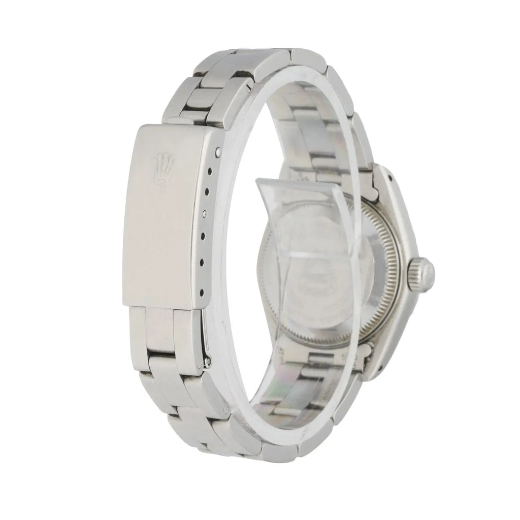 stainless Rolex Oyster Perpetual Date Silver - Hình 4