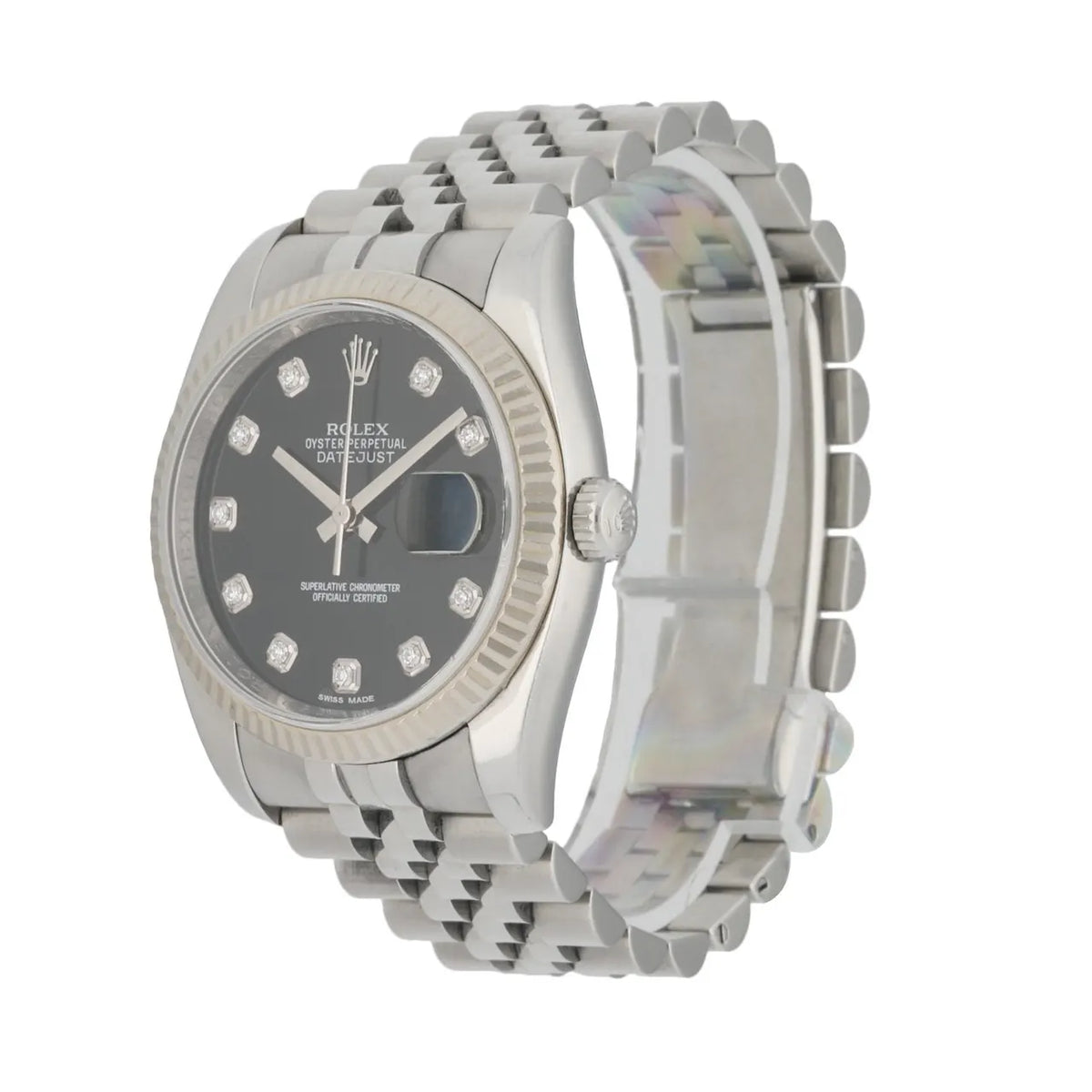 Rolex Datejust Black Diamond Dial - Hình 2