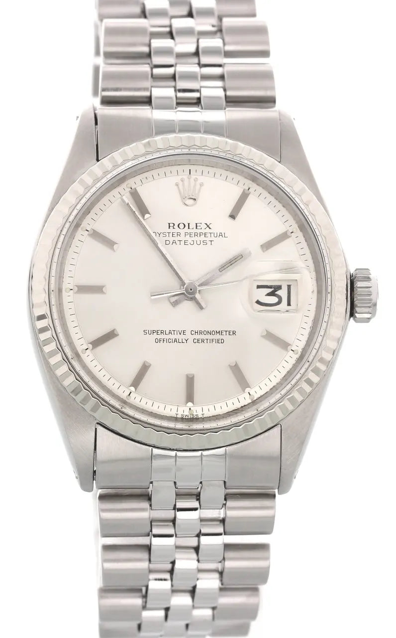 stainless Rolex Datejust Silver Dial - Hình 2
