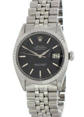 Rolex Datejust Black Dial Steel