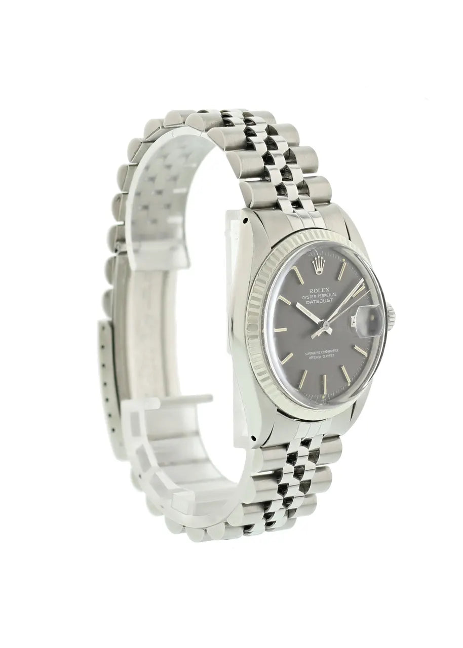 stainless steel Rolex Datejust Gray Dial - Hình 3