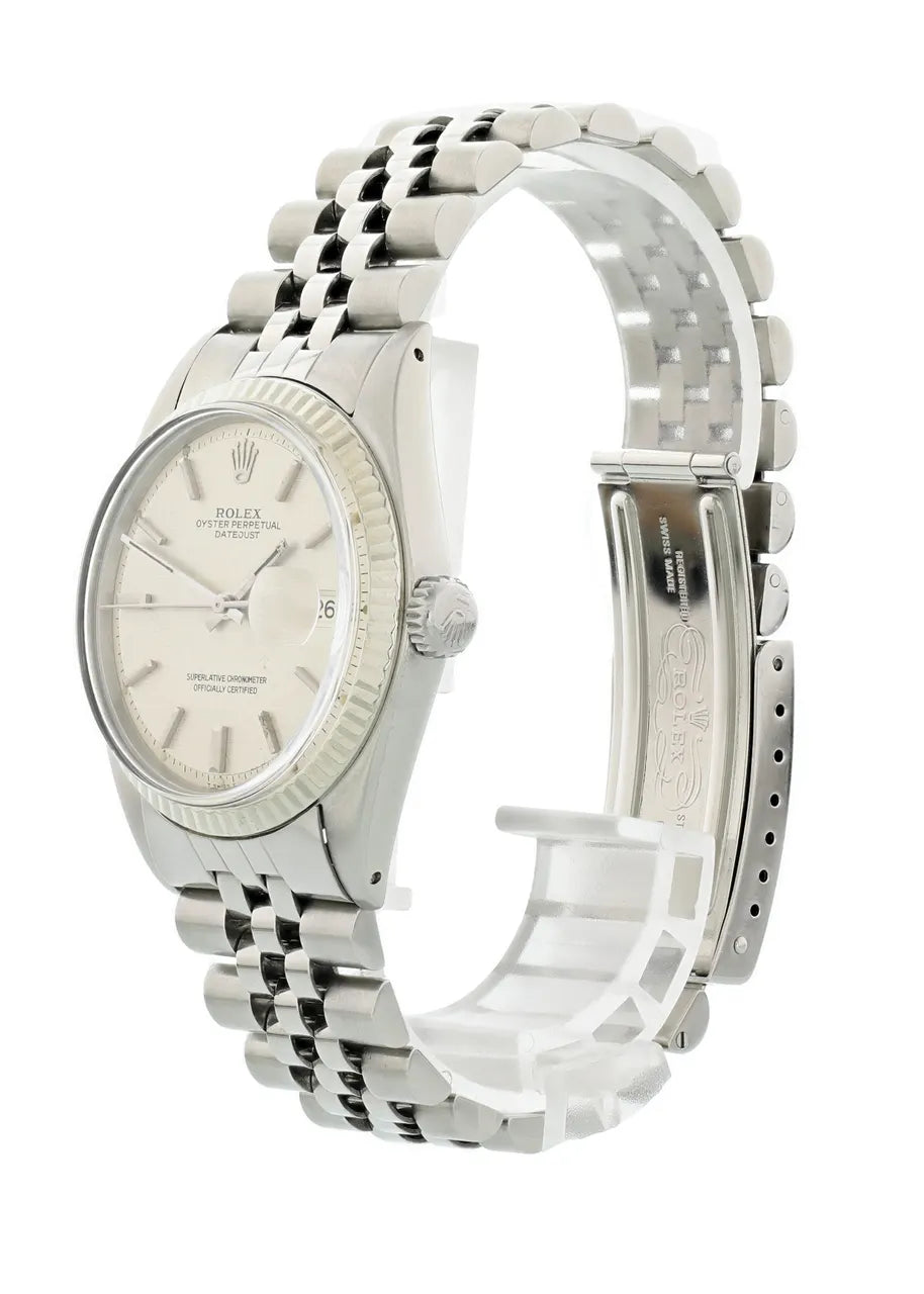 stainless steel Rolex Datejust Silver Dial