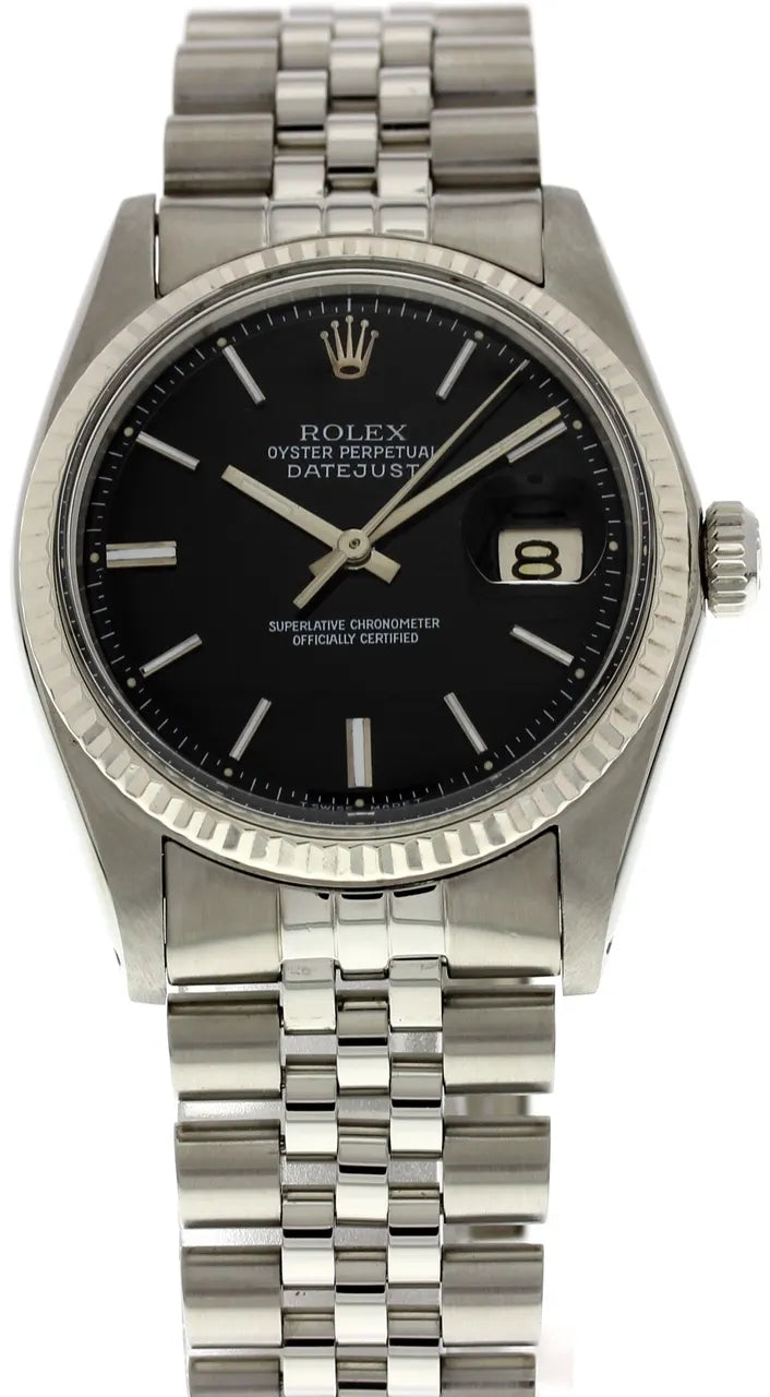Rolex Datejust Steel Black Dial