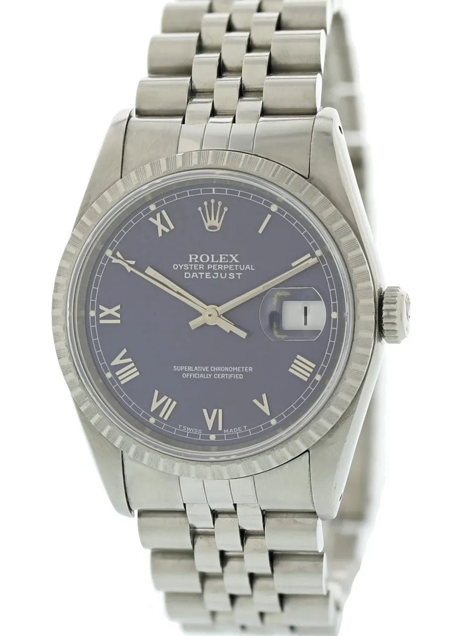 Rolex Datejust Blue Roman Dial stainless - Hình 2