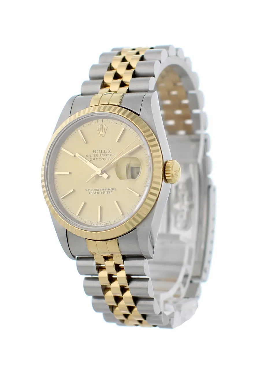 Rolex Two-Tone Gold Datejust - Hình 2