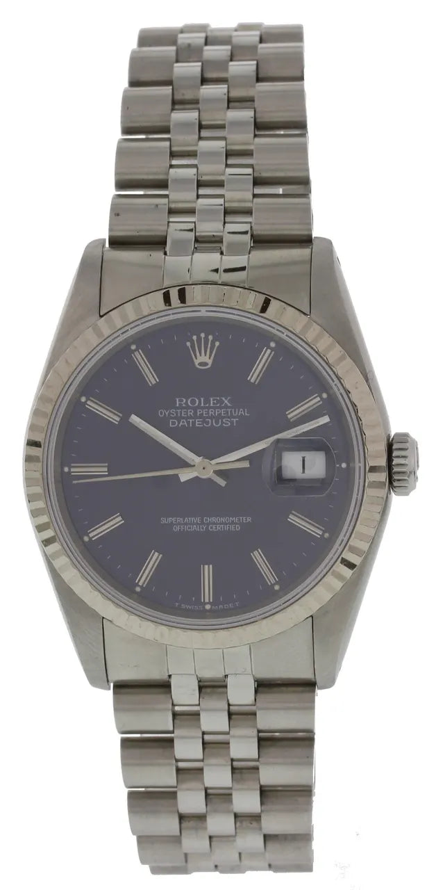 Rolex Datejust Steel Blue Dial - Hình 2