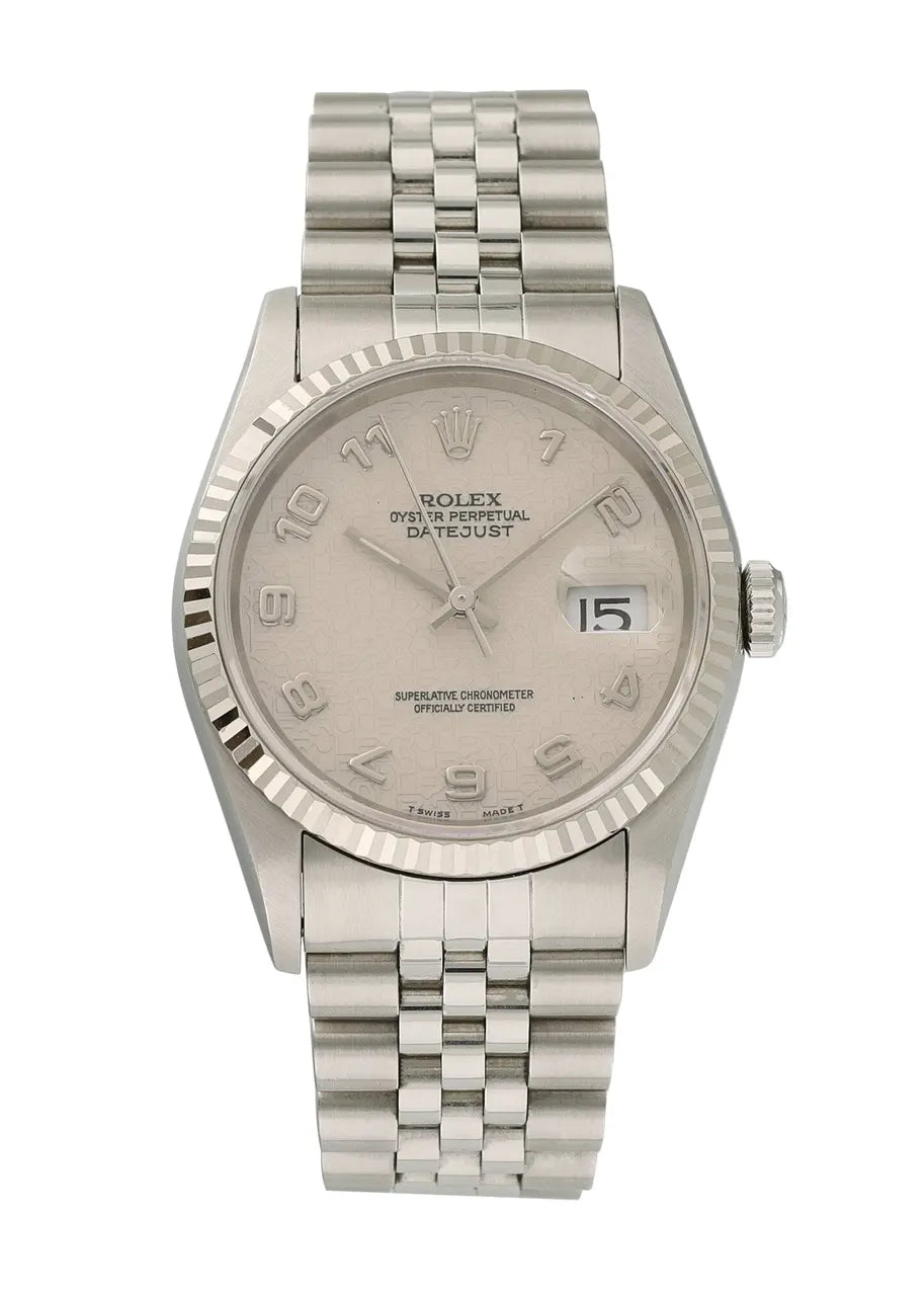 datejust stainless Rolex Silver Jubilee Dial - Hình 6