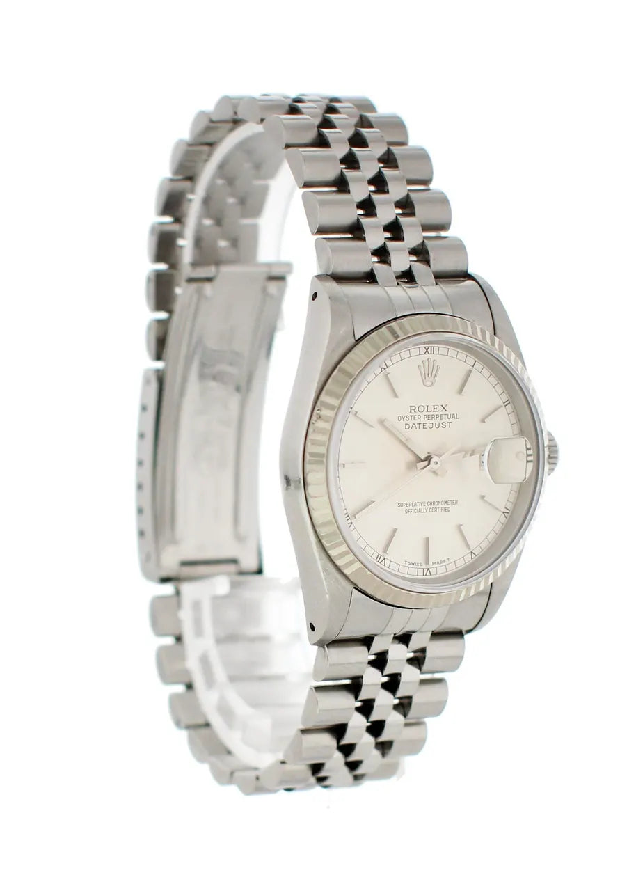 stainless steel Rolex Datejust Silver Jubilee - Hình 2