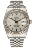 stainless Rolex Silver Jubilee Datejust