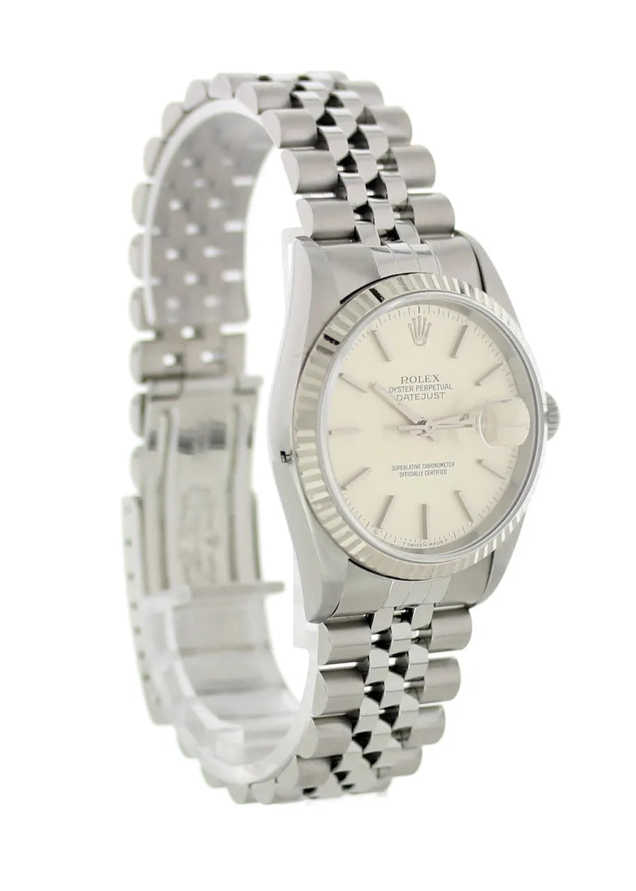stainless steel Rolex Datejust Silver Jubilee - Hình 2