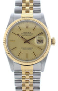 datejust steel Rolex Two-Tone Champagne Dial