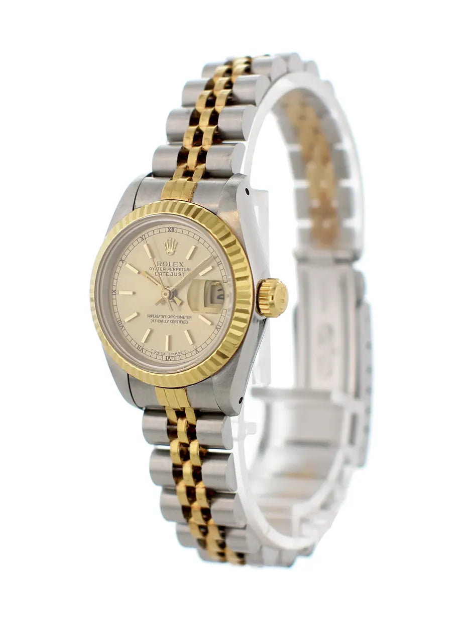 dial Rolex Two-Tone Champagne Datejust - Hình 5