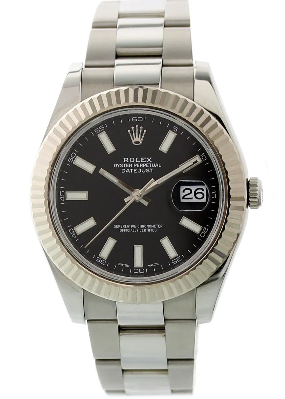 Rolex Datejust Black Dial